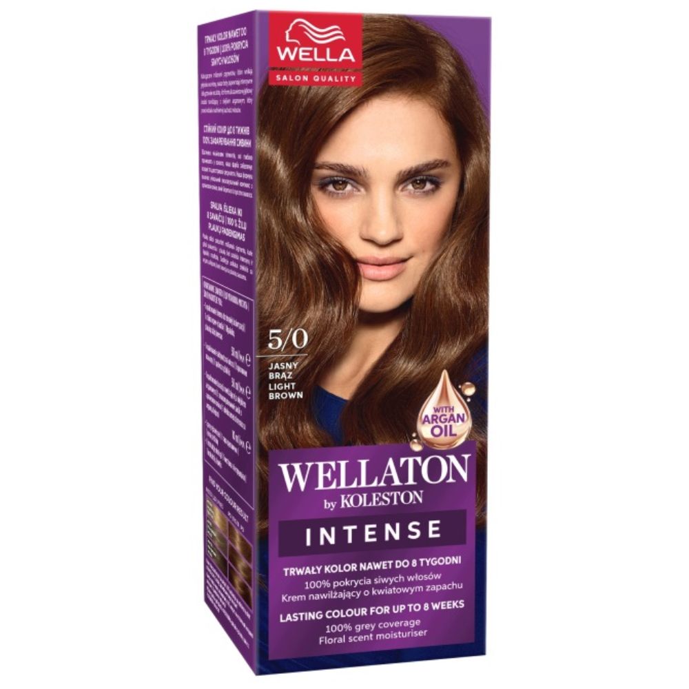 Wella Wellaton By Koleston Jasny Brąz 5/0 farba do włosów 1 sztuka