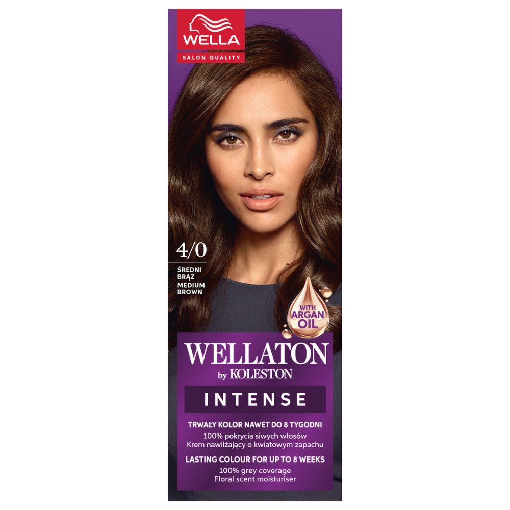 Wella Wellaton By Koleston Średni Brąz 4/0 farba do włosów 1 sztuka