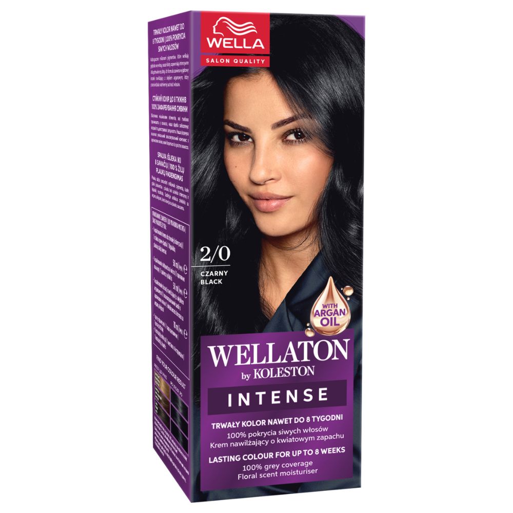 Wella Wellaston By Koleston Czarny 2/0 farba do włosów 1 sztuka
