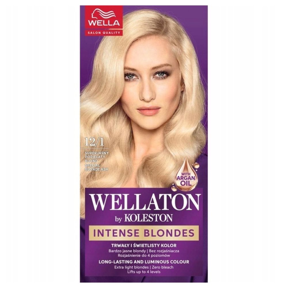 Wella Wellaton By Koleston Superjasny Popielaty Blond 12/1 farba do włosów 1 sztuka