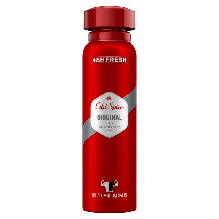 Old Spice Original Dezodorant W Sprayu Dla Mężczyzn, 150ml, 48H Świeżości, 0% Aluminium main product photo