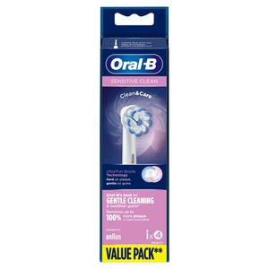 Oral-B Sensitive Clean Końcówki do szczoteczek do zębów, opakowanie zawierające 4 sztuki