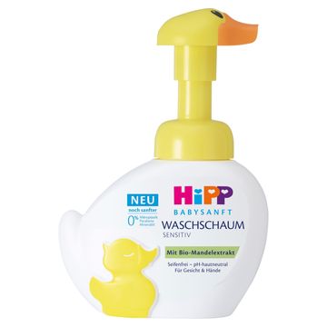 HiPP Babysanft Sensitive Pianka-kaczuszka do mycia twarzy i rąk 250 ml