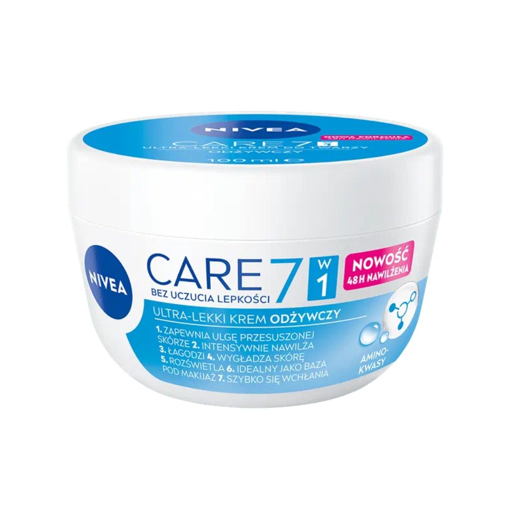 Nivea Care 7w1 Odżywczy ultra-lekki krem do twarzy 100 ml