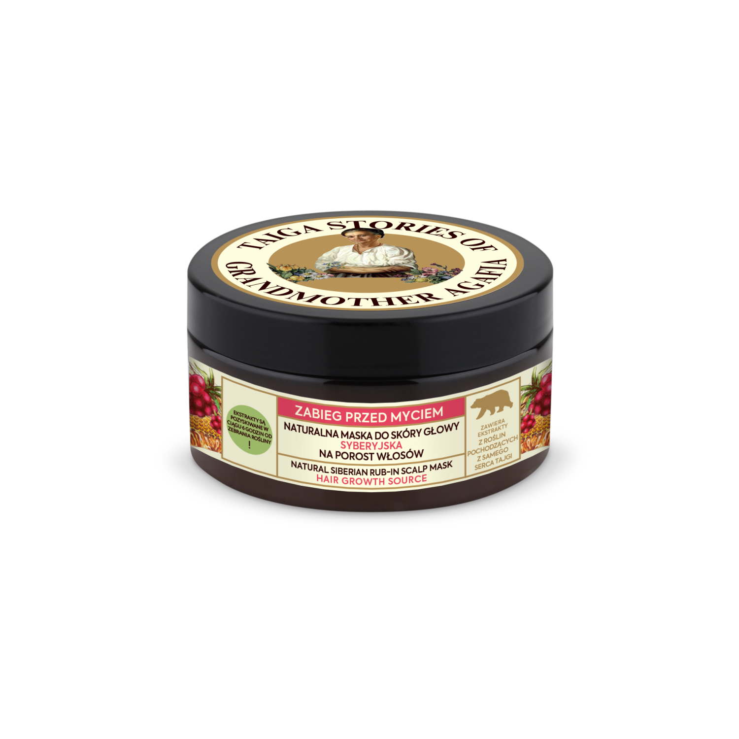 RECEPTURY BABUSZKI AGAFII TAJGA STORIES RBA MASKA D/SK/GLOWY POROST 100ML main product photo