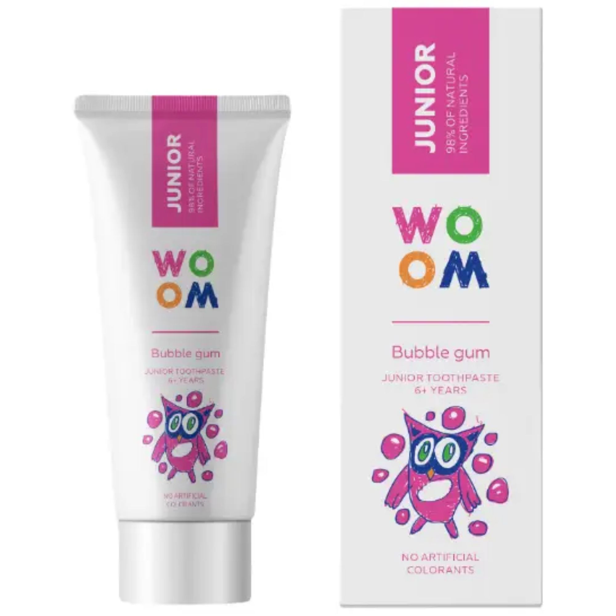 WOOM Bubble Gum Pasta 6+lat  50ml