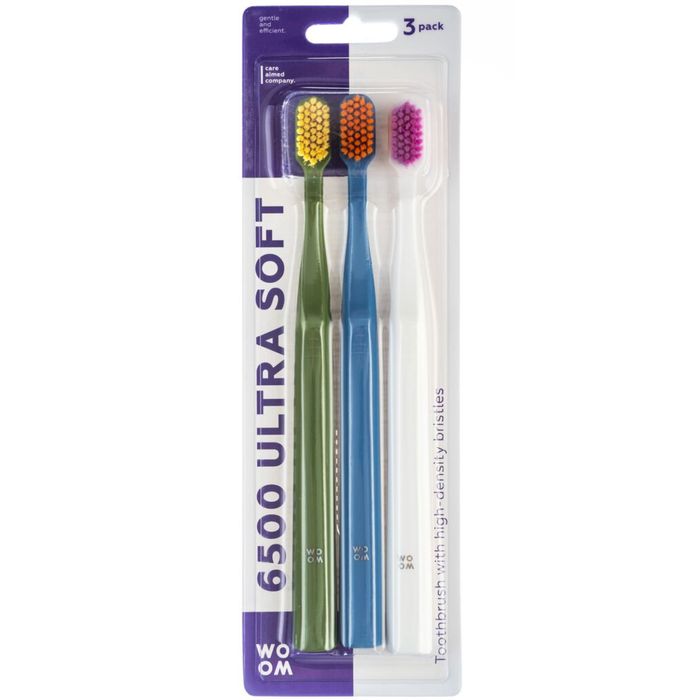 WOOM6500 Ultra Soft Zestaw 3szczoteczek main product photo