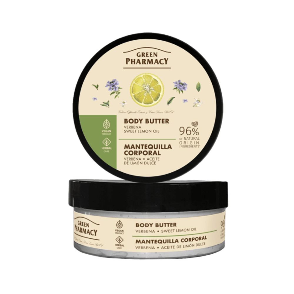  Green Pharmacy Masło do ciała z werbeną i olejkiem ze słodkiej cytryny 200 ml