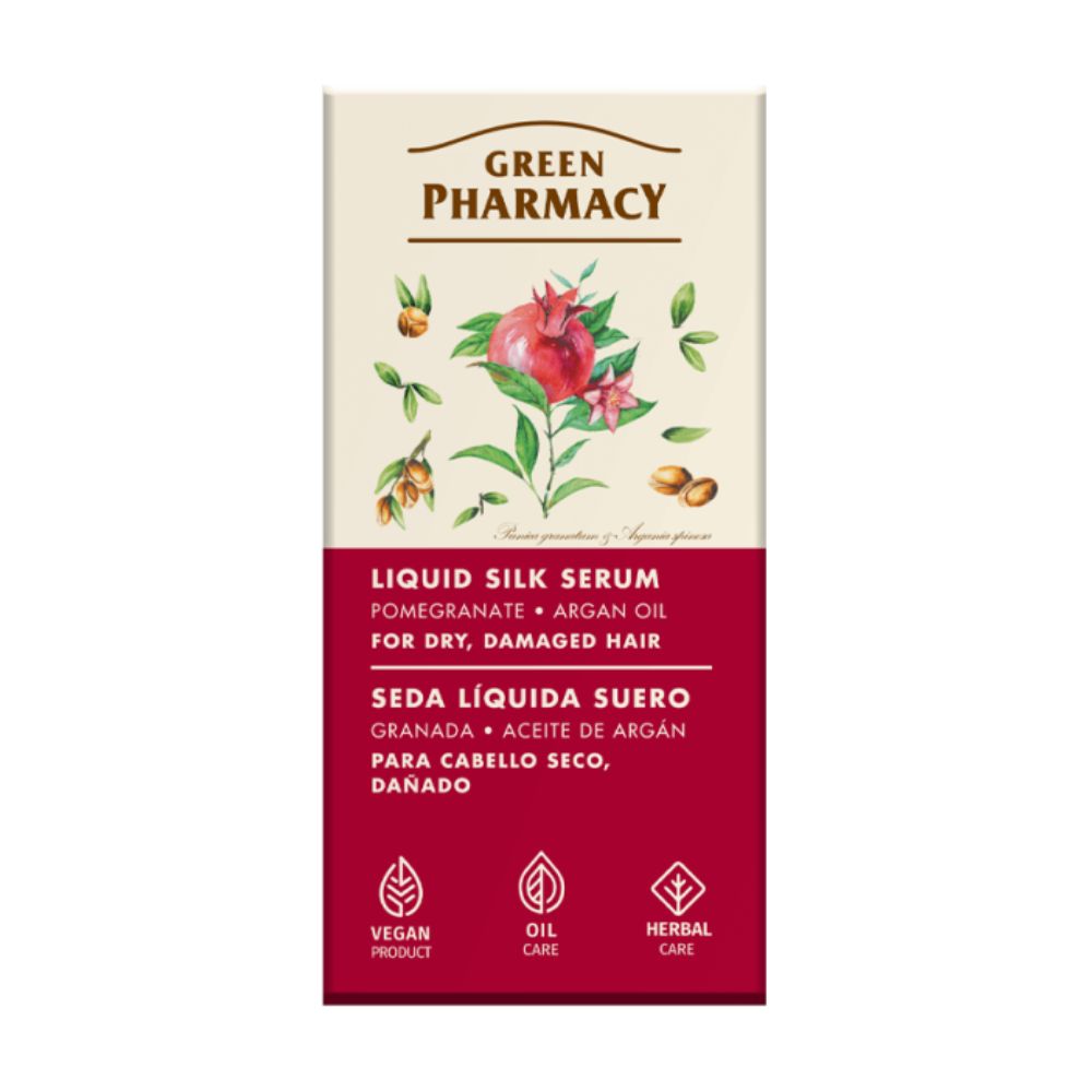 Green Pharmacy Liquid Silk serum do włosów 30 ml