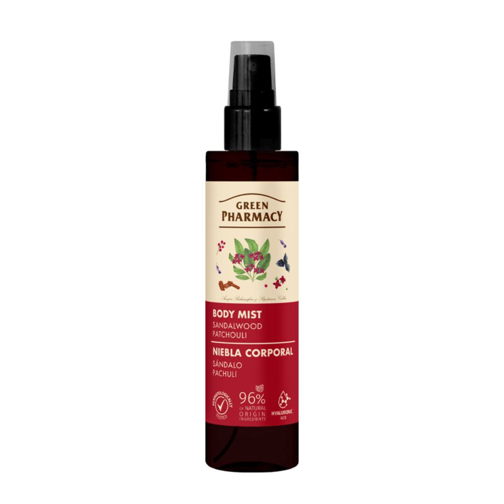 Green Pharmacy mgiełka do ciała drzewo sandałowe i paczula 150 ml