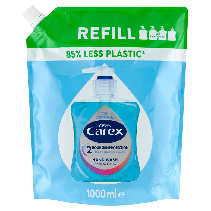 Carex Pielęgnujące antybakteryjne mydło w płynie 1000 ml main product photo