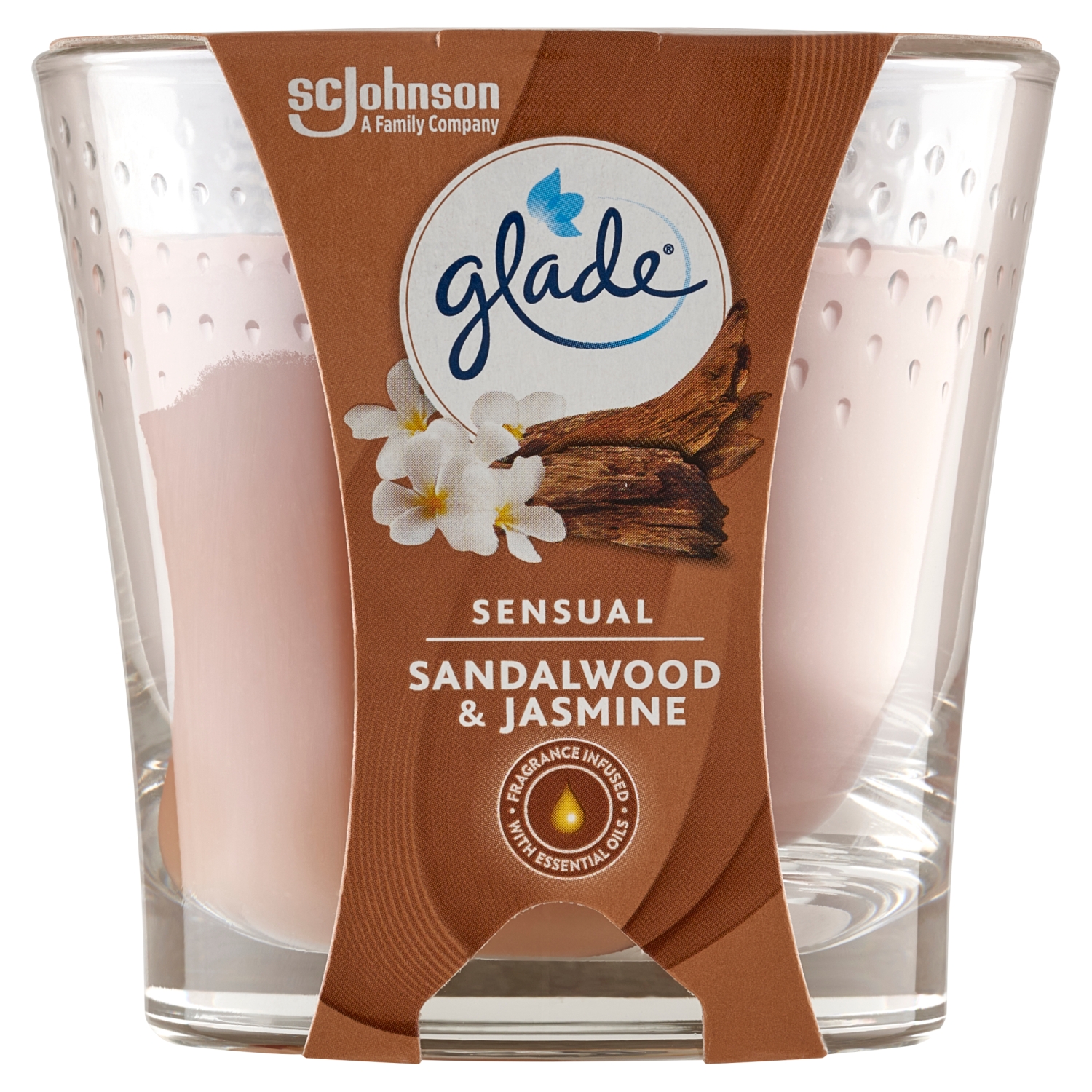 Glade Sensual Sandalwood & Jasmine Świeca zapachowa 129 g