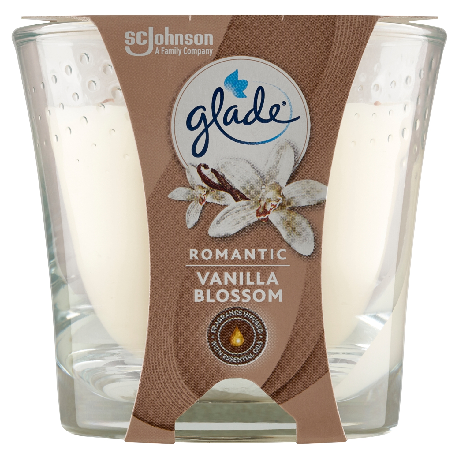 Glade Romantic Vanilla Blossom Świeca zapachowa 129 g