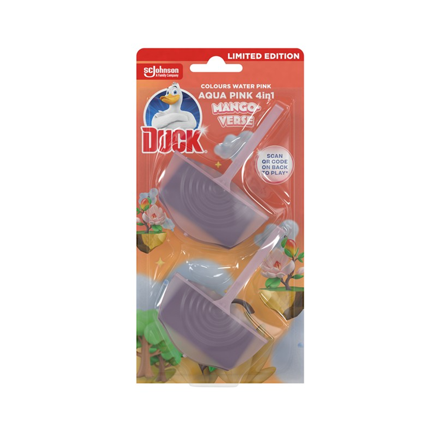 Duck Aqua Mango zawieszka do WC 2 x 36 g