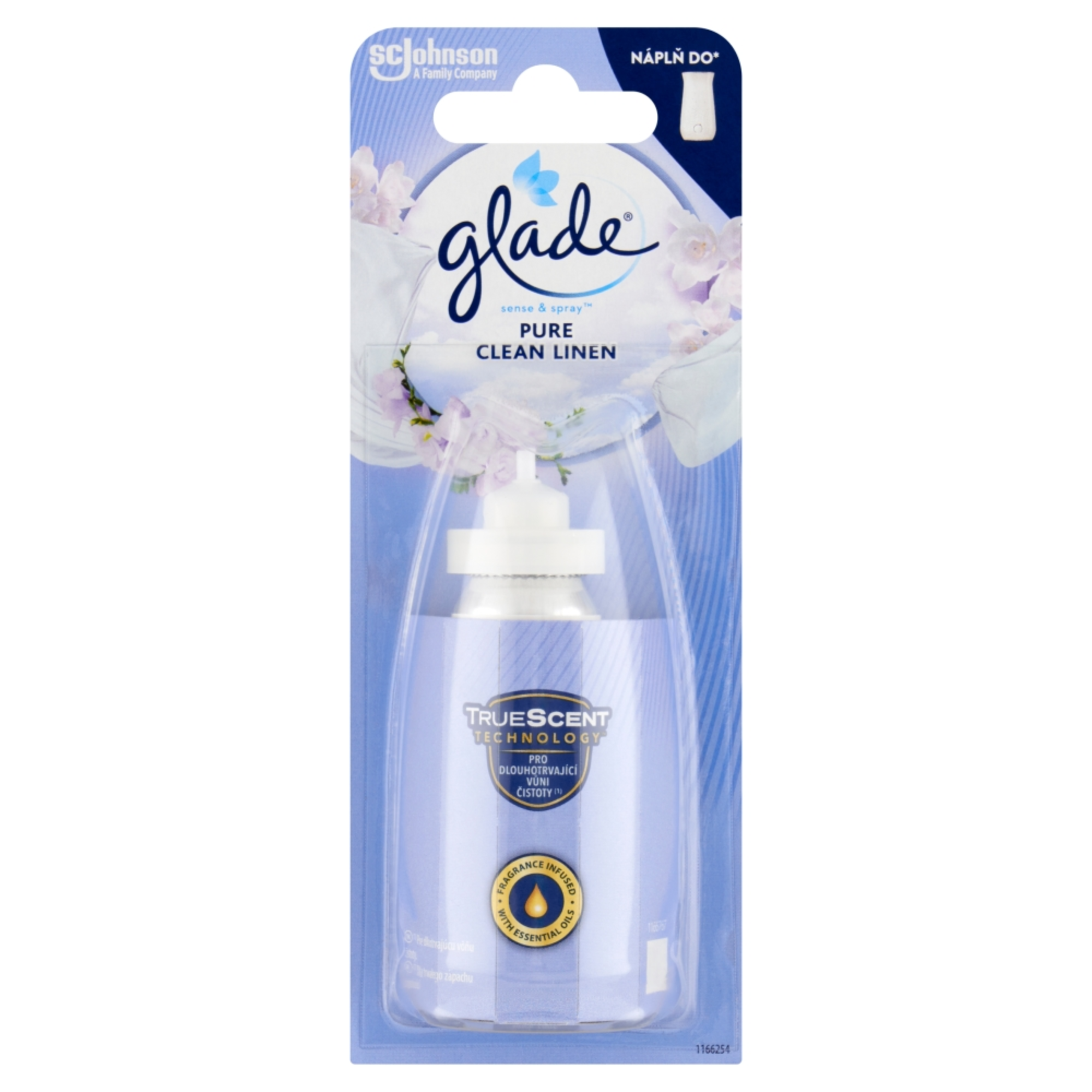 GLADE SENSE & SPRAY PURE CLEAN LINEN zapas do automatycznego odświeżacza powietrza 18 ml