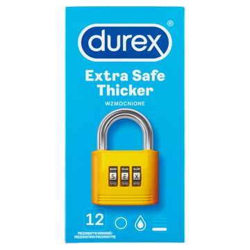 Durex Extra Safe Thicker Prezerwatywy 12 sztuk