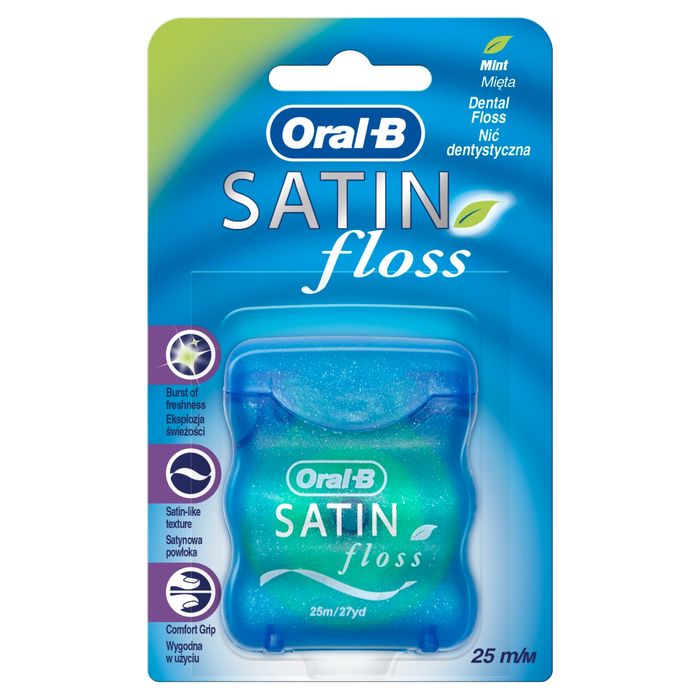 Oral-B Satin Floss Mint Nić Dentystyczna 25 m main product photo