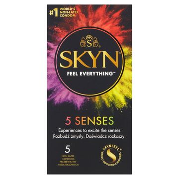 Skyn 5 Senses Prezerwatywy nielateksowe sztuk