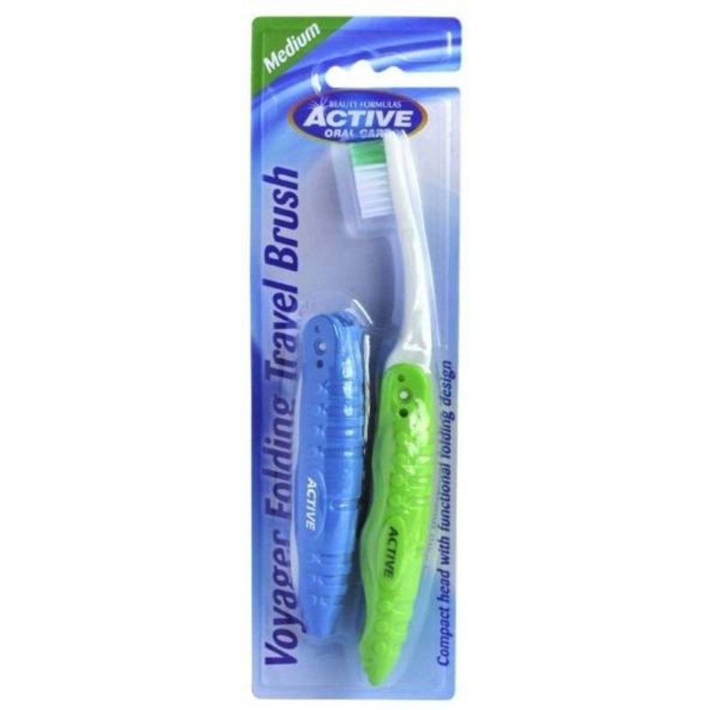 Beauty Formulas Szczoteczka podróżna active (medium) 2szt.