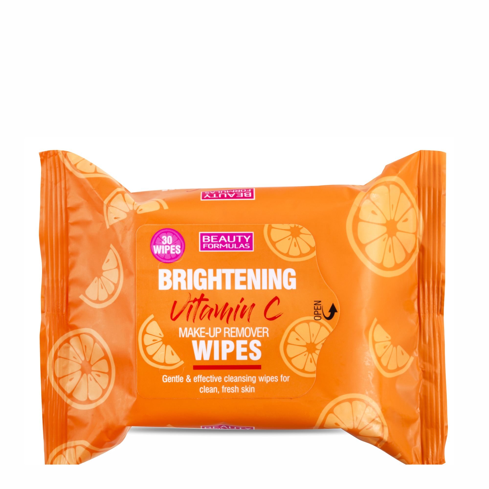 Beauty Formulas chusteczki do twarzy - oczyszczające z wit. C 30 szt.