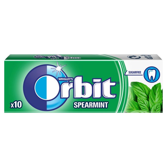 Orbit Spearmint Guma do żucia bez cukru 14 g (10 drażetek) main product photo