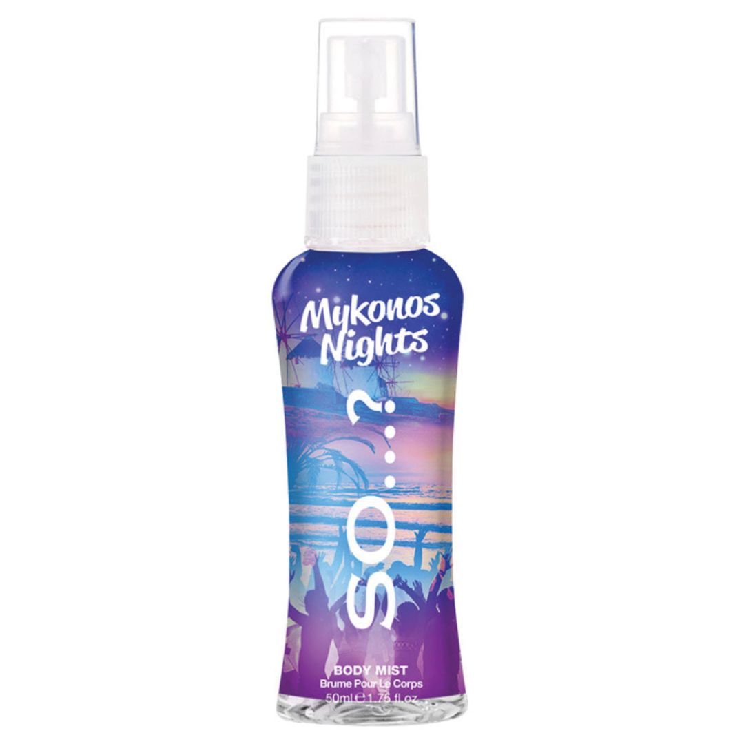 SO…? perfumowana mgiełka do ciała Escapes! Mykonos Nights 50 ml