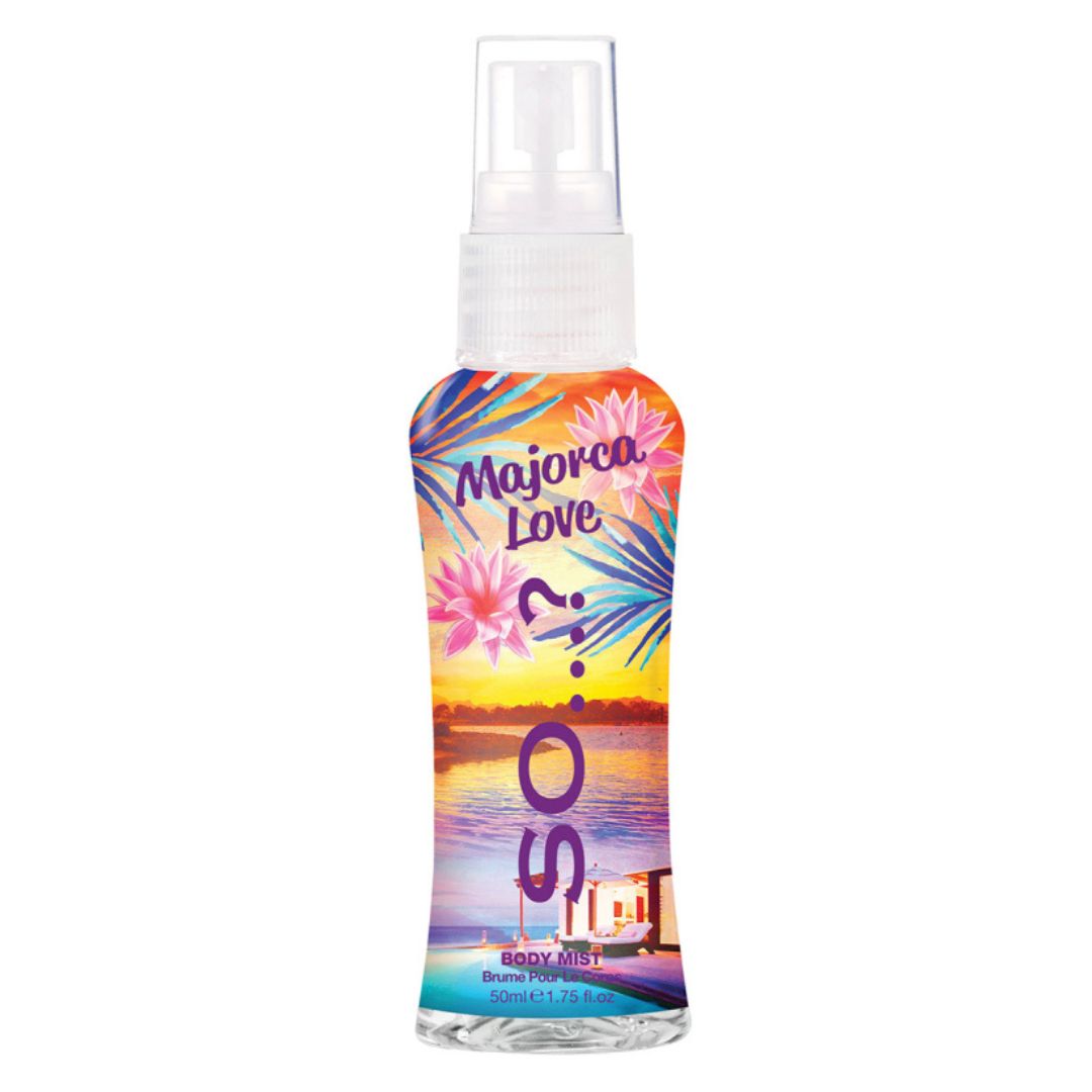 SO…? perfumowana mgiełka do ciała Escapes! Majorca Love 50 ml