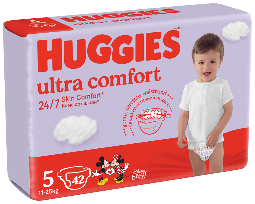 HUGGIES Ultra Comfort Jumbo Pack (5) 11-25kg 42szt Pieluchy main product photo