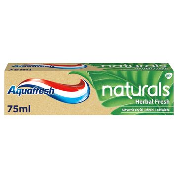 Aquafresh Naturals Herbal Fresh Pasta do zÄ™bĂłw z fluorkiem 75 ml