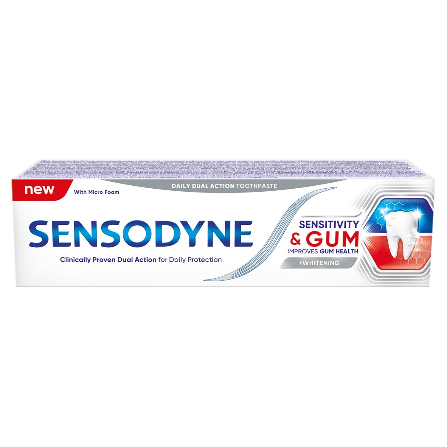 Sensodyne Whitening Pasta do zębów z fluorkiem nadwrażliwość & dziąsła 75 ml