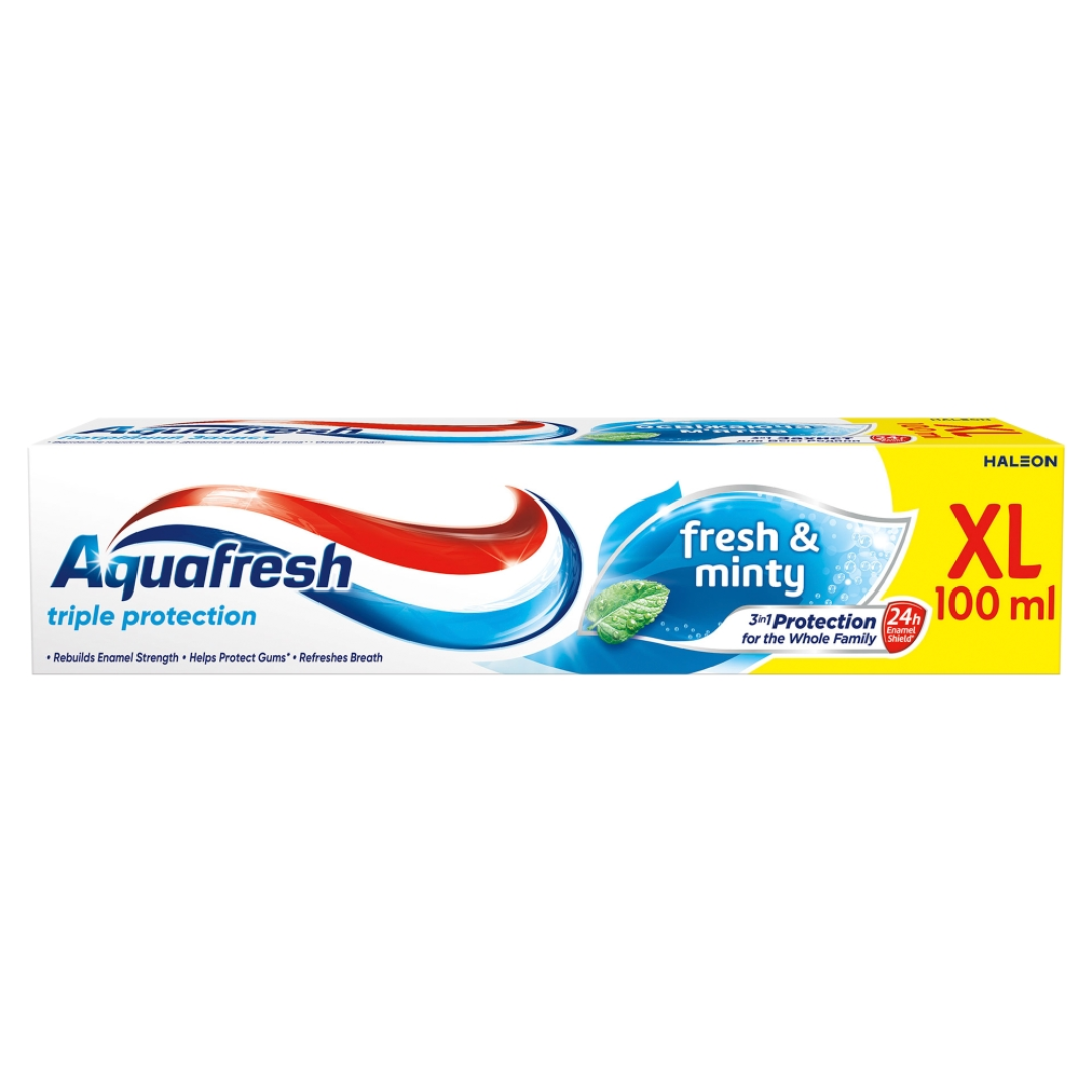 Aquafresh Triple Protection Fresh & Minty Family uniwersalna pasta do zębów dla całej rodziny 100 ml