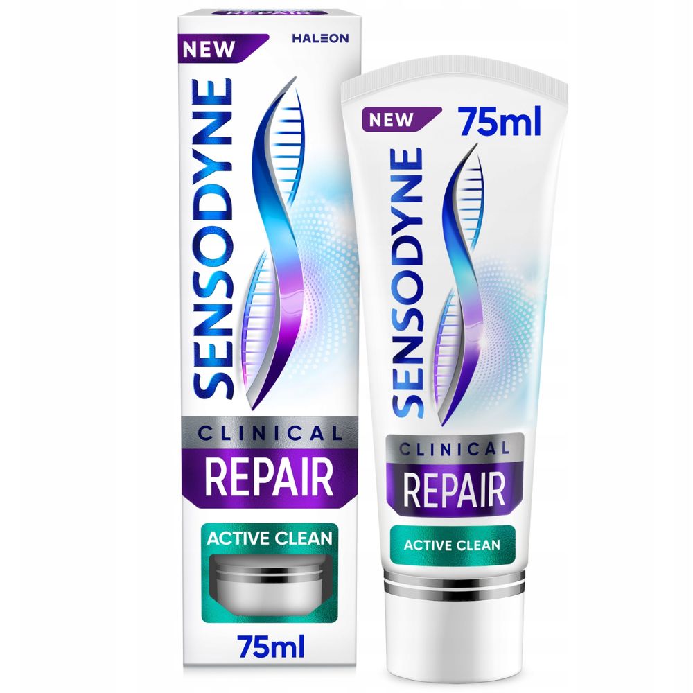 Sensodyne Clinical Repair Active Clean pasta do zębów z fluorkiem 75 ml