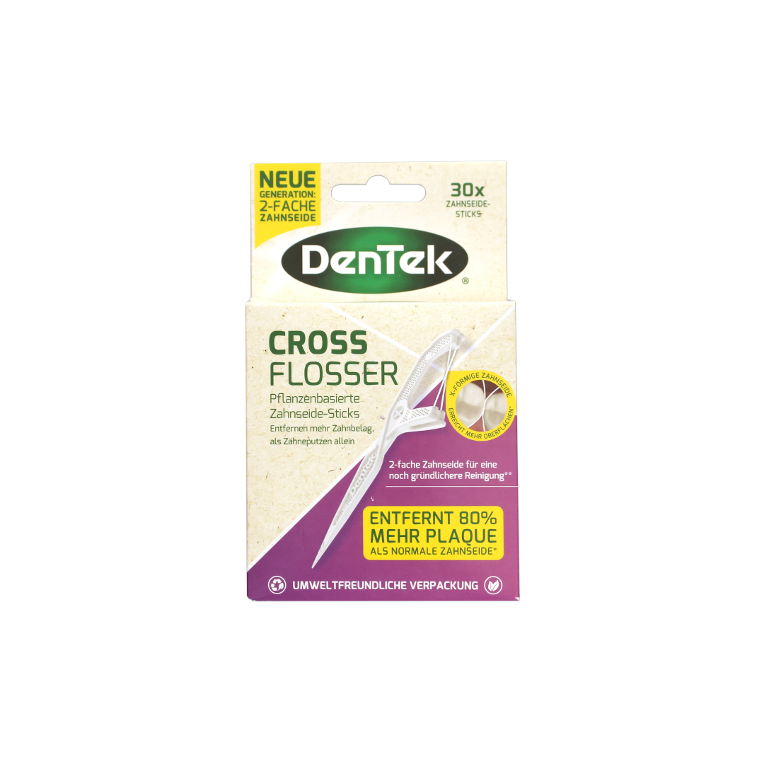DENTEK wykałaczka z nicią dentystyczną Eco Cross Flosser 30 szt.