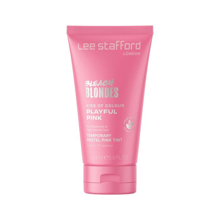 Lee Stafford Bleach Blondes Kiss Of Colour Temporary Colour Treatment - Playful Pink 150ml main product photo