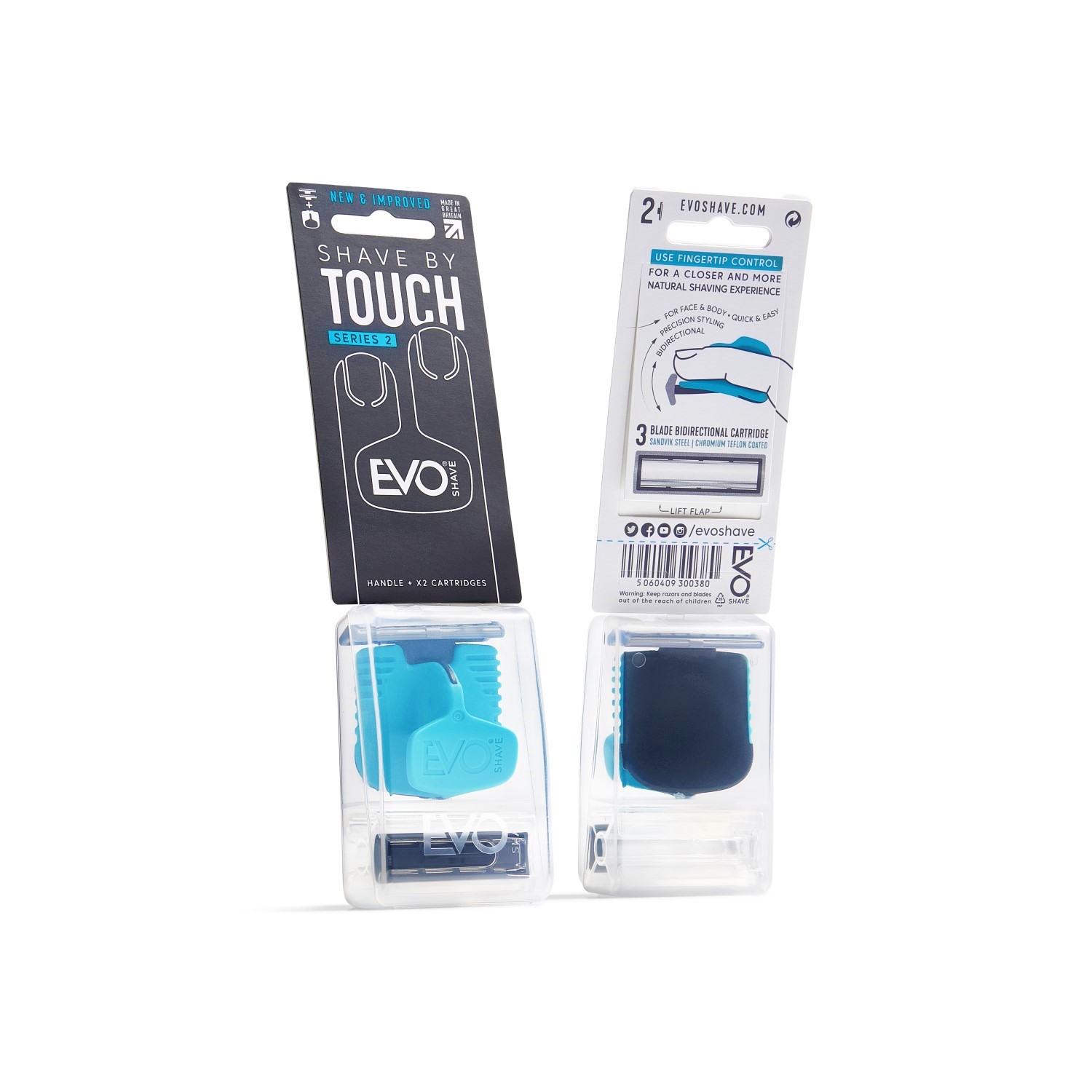 Evoshave Series 2 Zestaw Startowy Aqua Blue