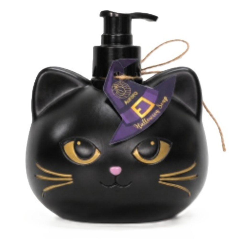 Aurora Halloween Czarny Kot Mango Gruszka mydło w płynie 450 ml
