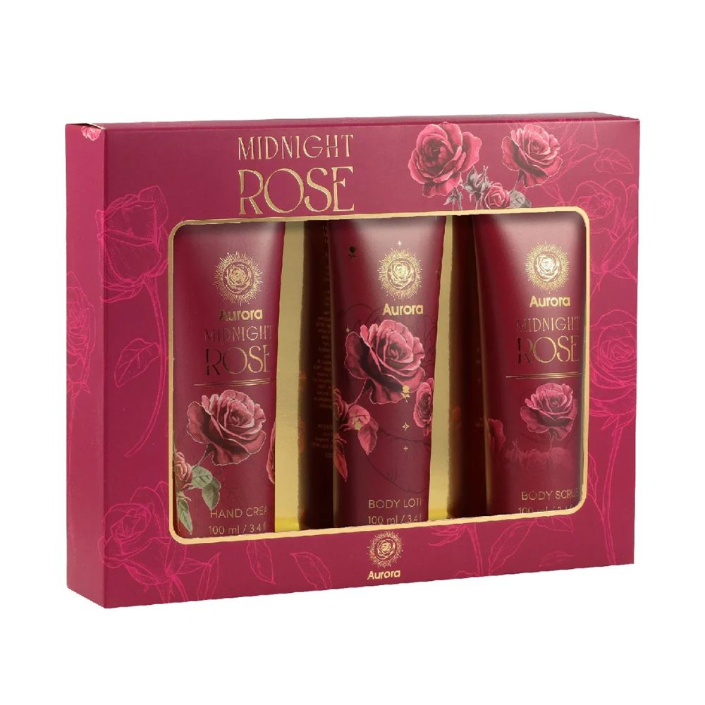 Aurora 3 elementowy zestaw prezentowy Midnight Rose