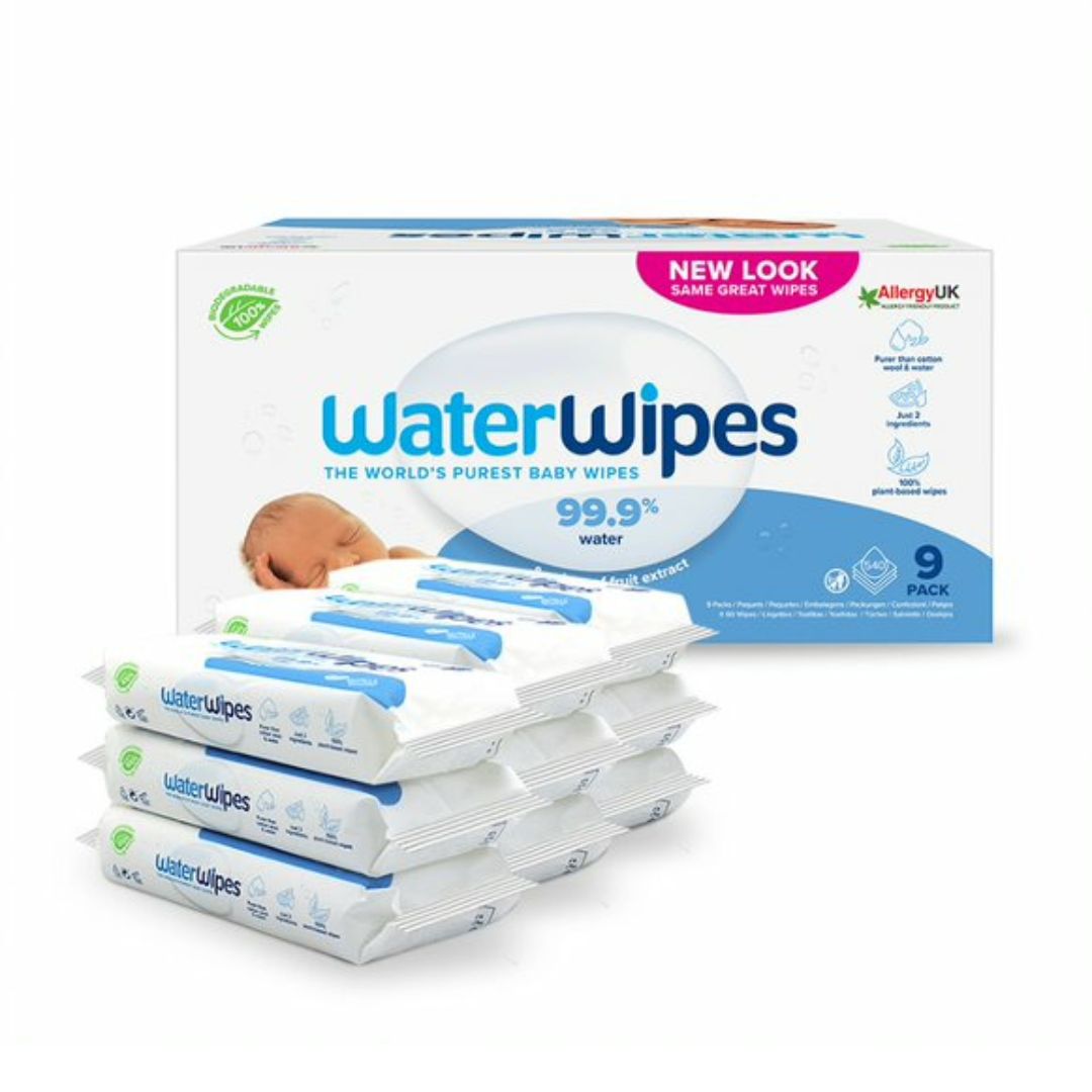 WaterWipes Bio chusteczki nawilżane 9x60 szt.
