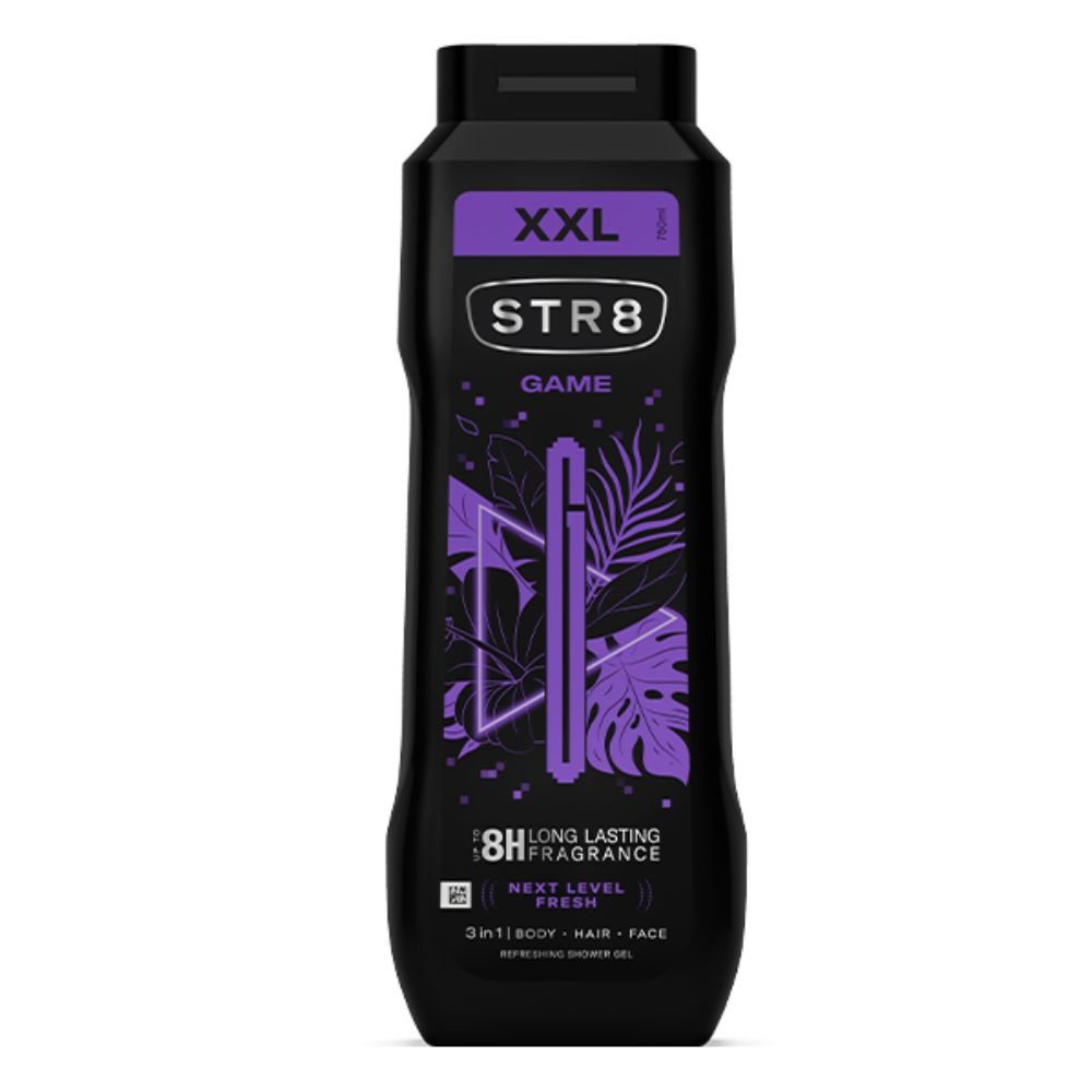 STR8 XXL Game Odświeżający żel pod prysznic 3w1 750 ml
