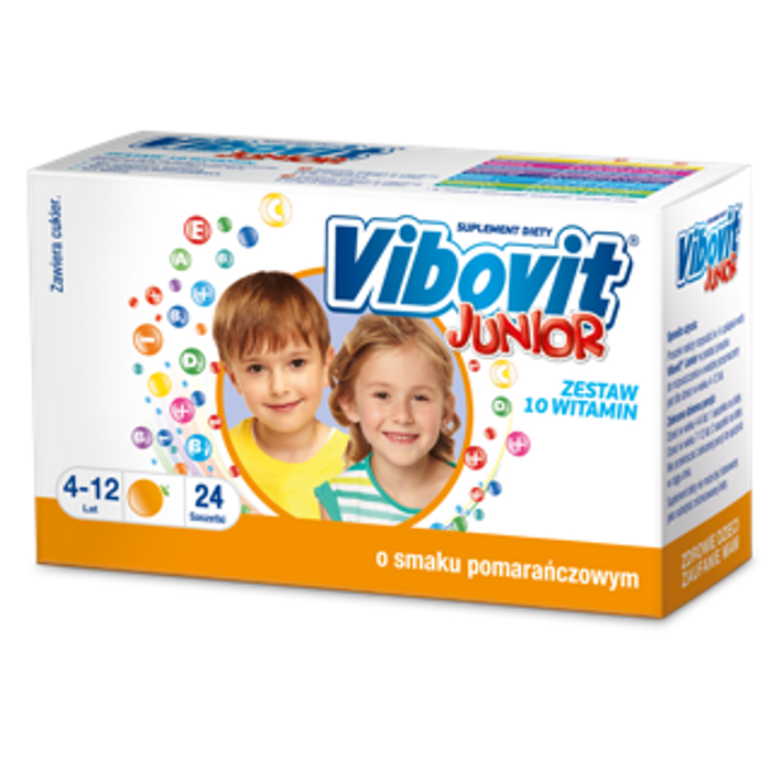 Vibovit Junior Pomarańcza 24 saszetki main product photo