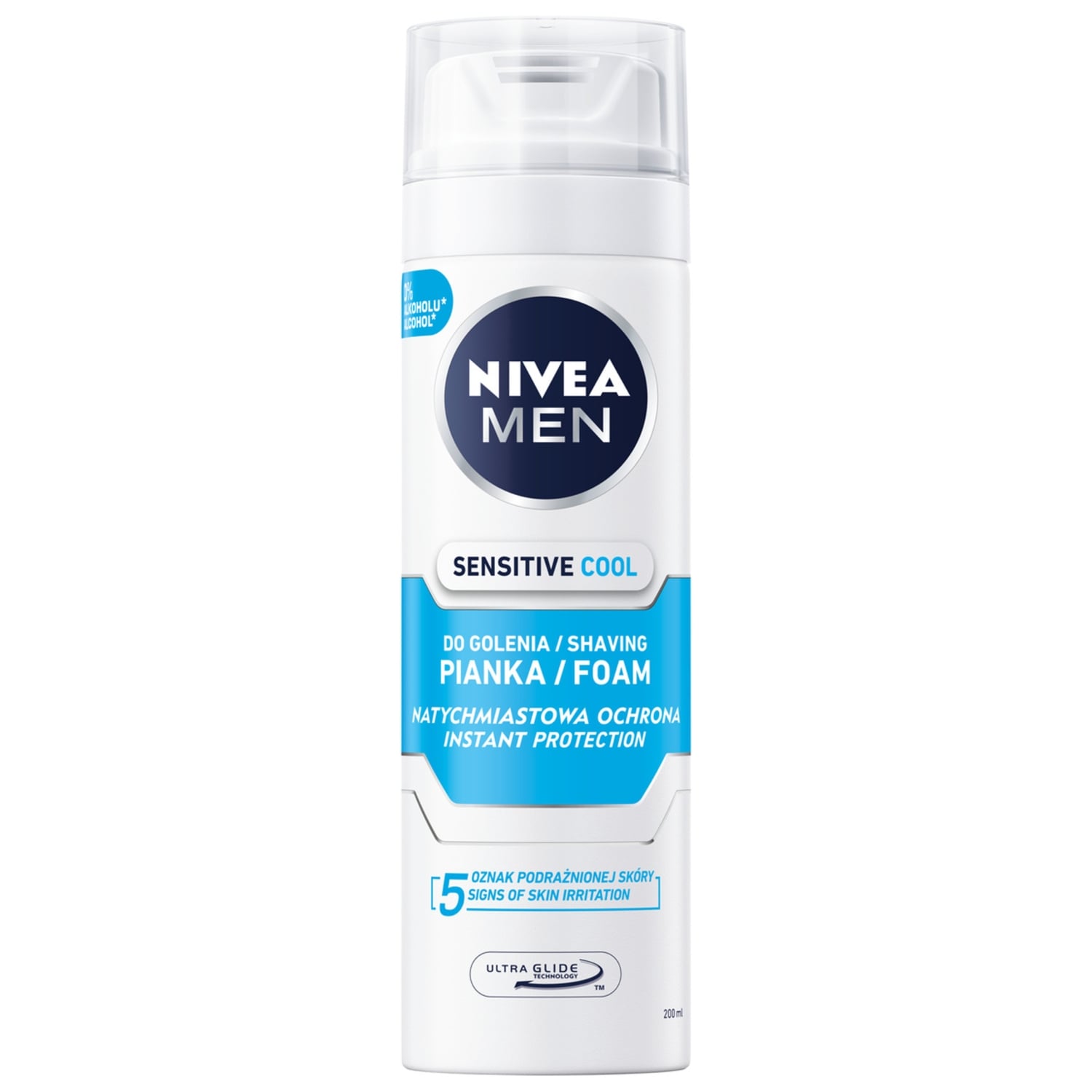 Nivea MEN Sensitive Cool Chłodząca Pianka DO Golenia 200 ml