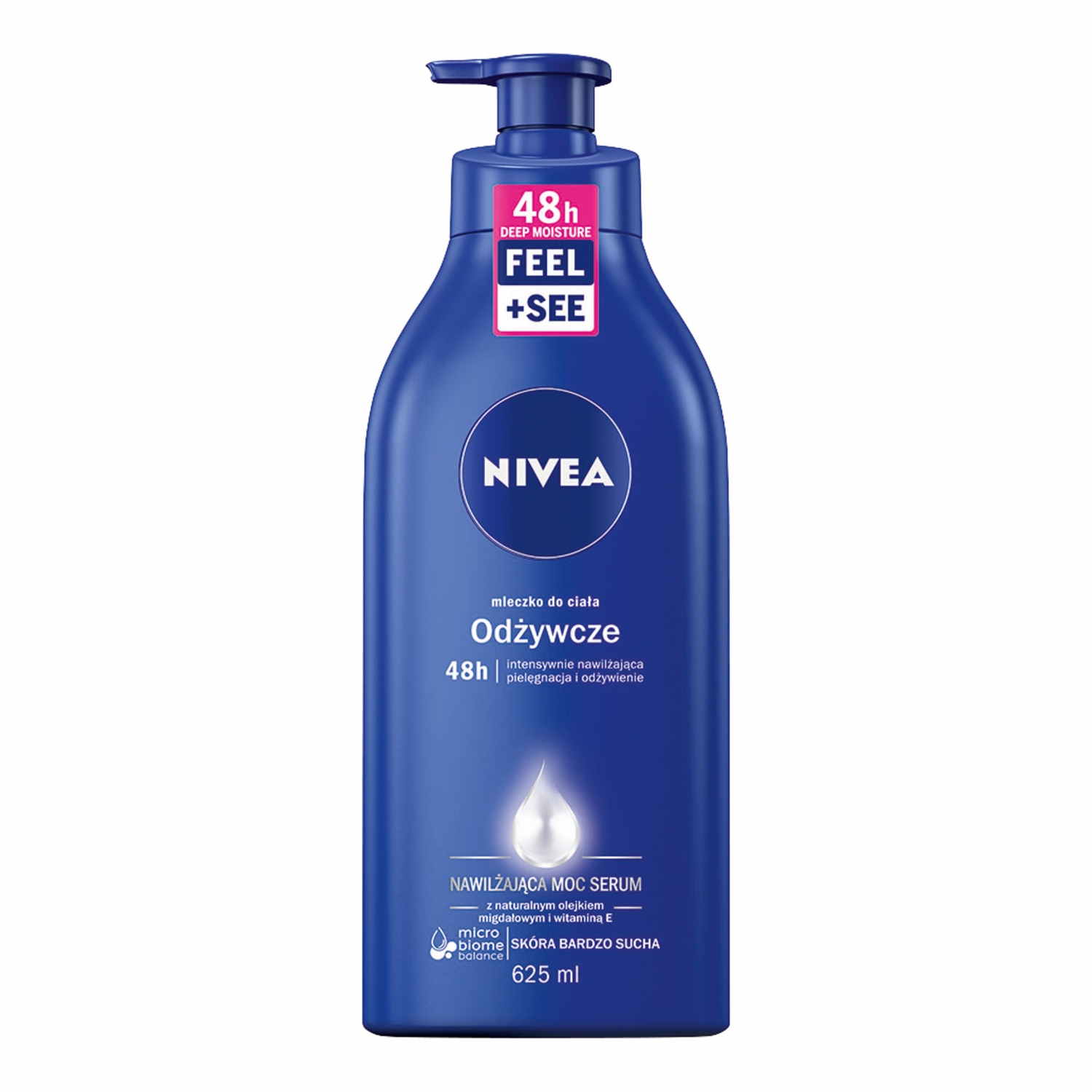NIVEA MLECZKO ODŻYWCZE POMPKA 625 ML