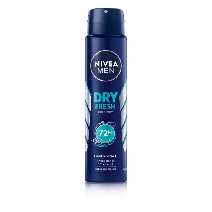Nivea MEN DRY Fresh Spray Antyperspirant 250ml main product photo
