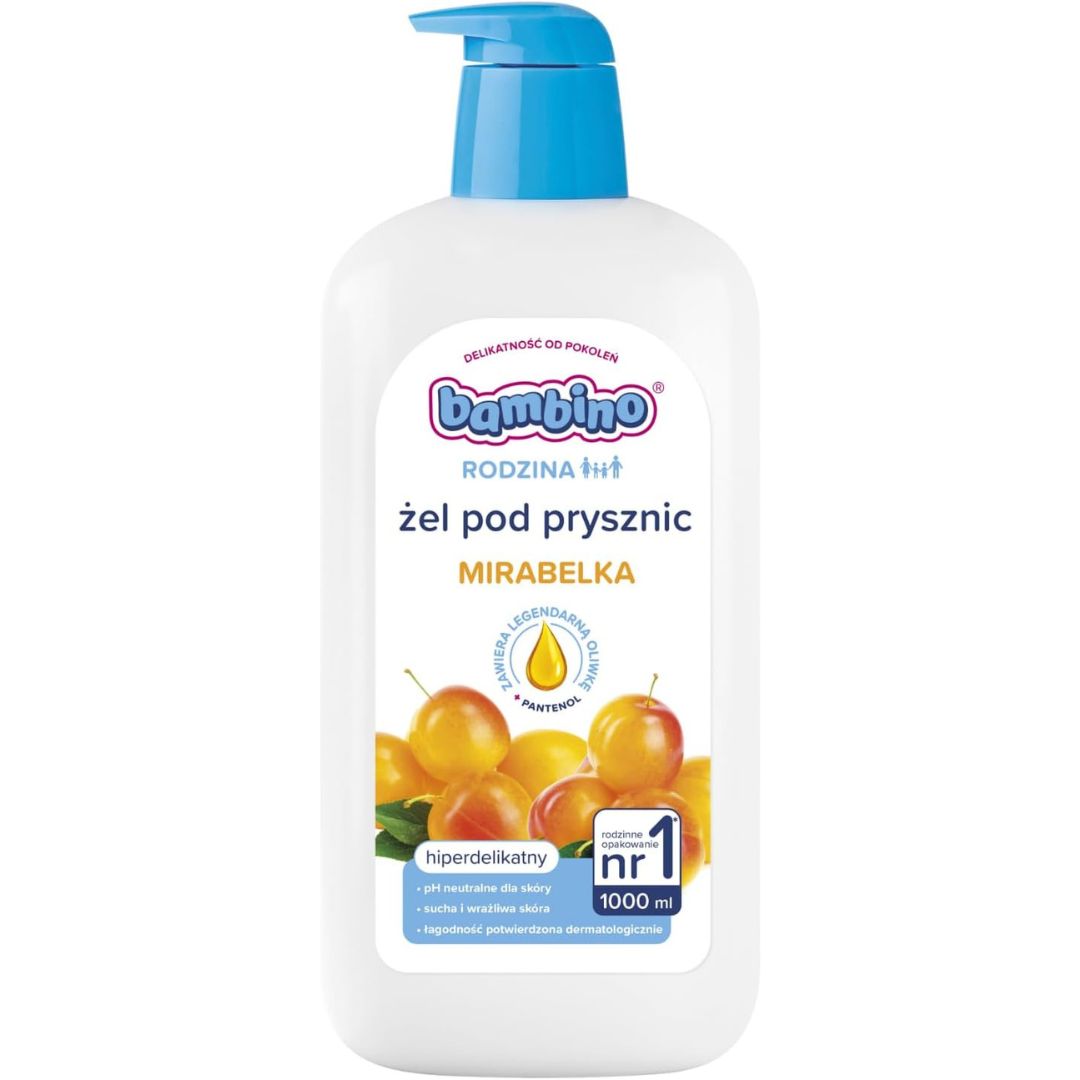 Bambino Rodzina żel pod prysznic Mirabelka 1000 ml