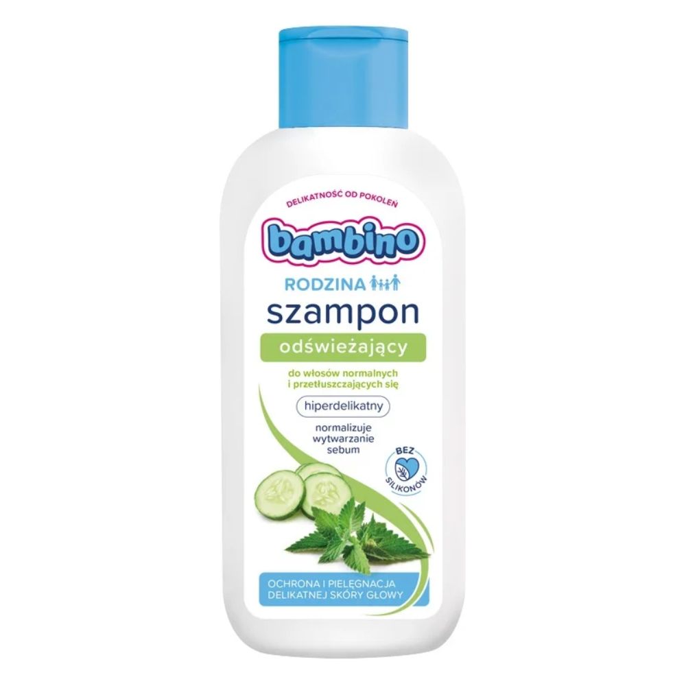 Bambino Rodzina odświeżający szampon do włosów 400 ml