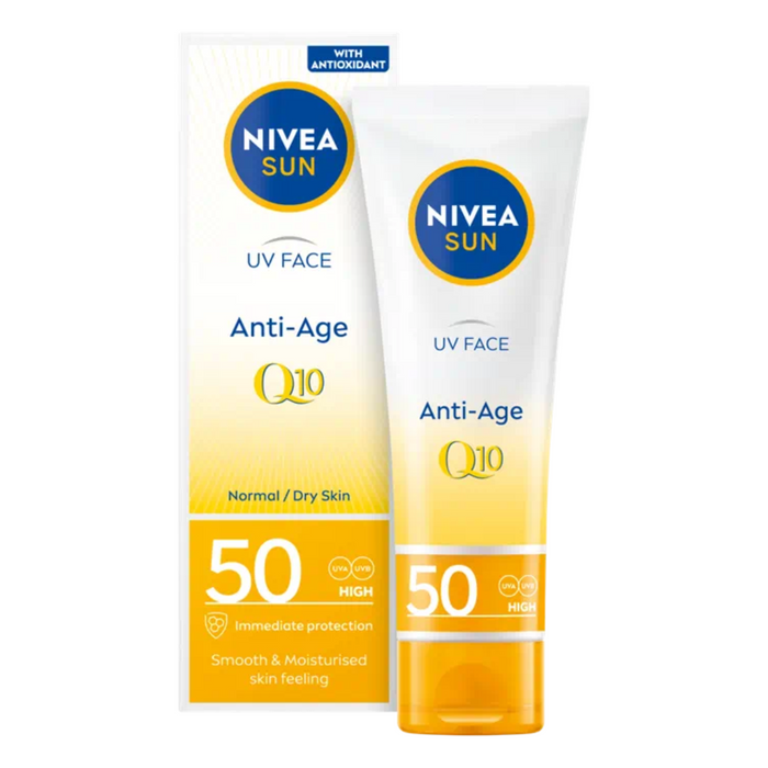 NIVEA KREM DO TWARZY PRZECIWZMARSZCZKOWY SPF 50 50ML main product photo