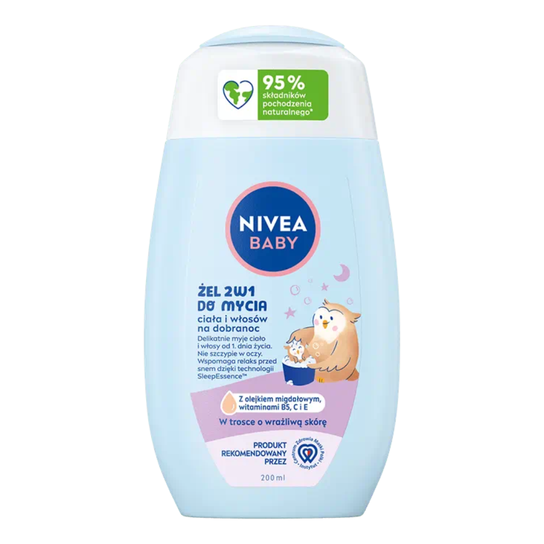NIVEA BABY żel 2 w 1 do ciała i włosów 200 ml