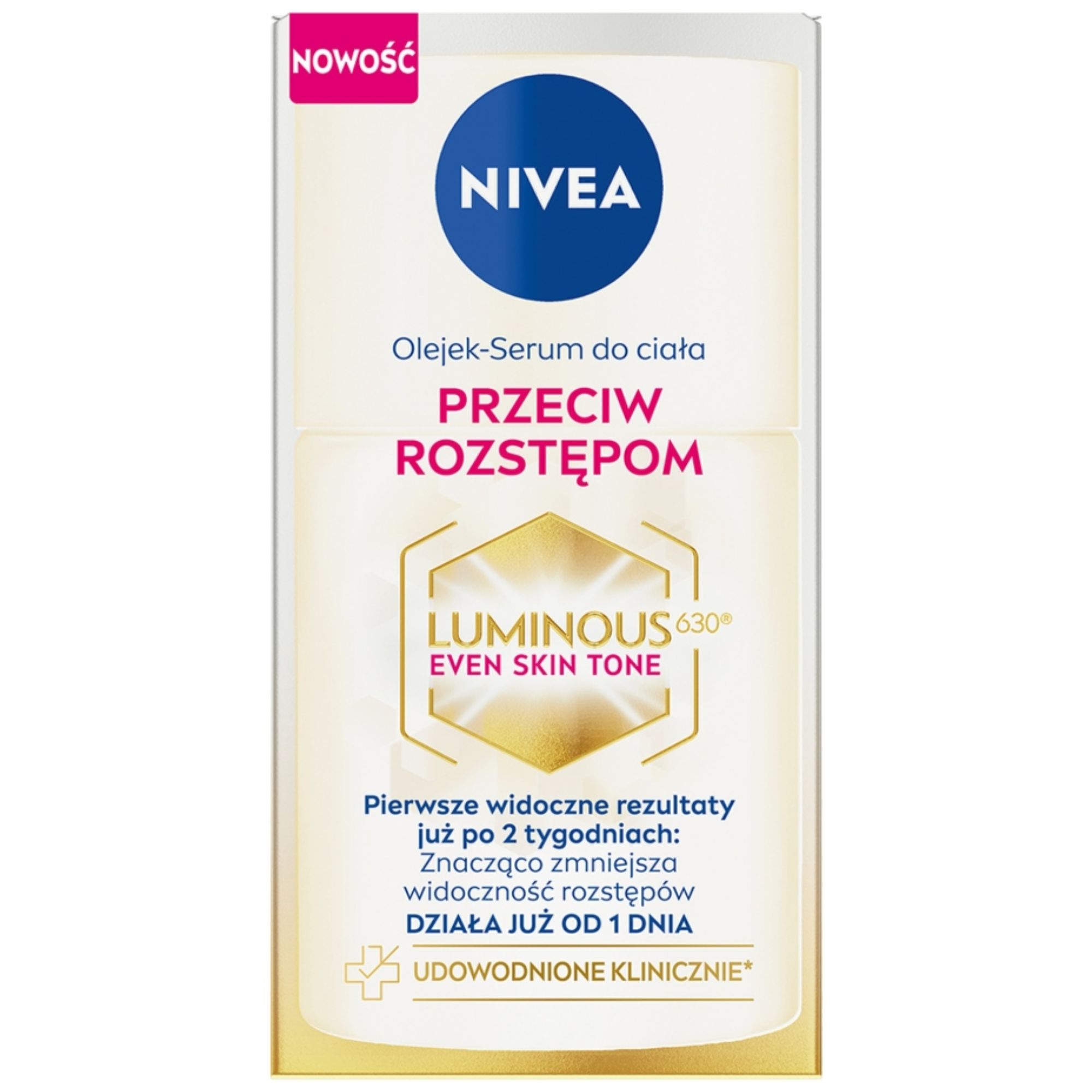 NIVEA Luminous630 olejek-serum do ciała przeciw rozstępom 100 ml
