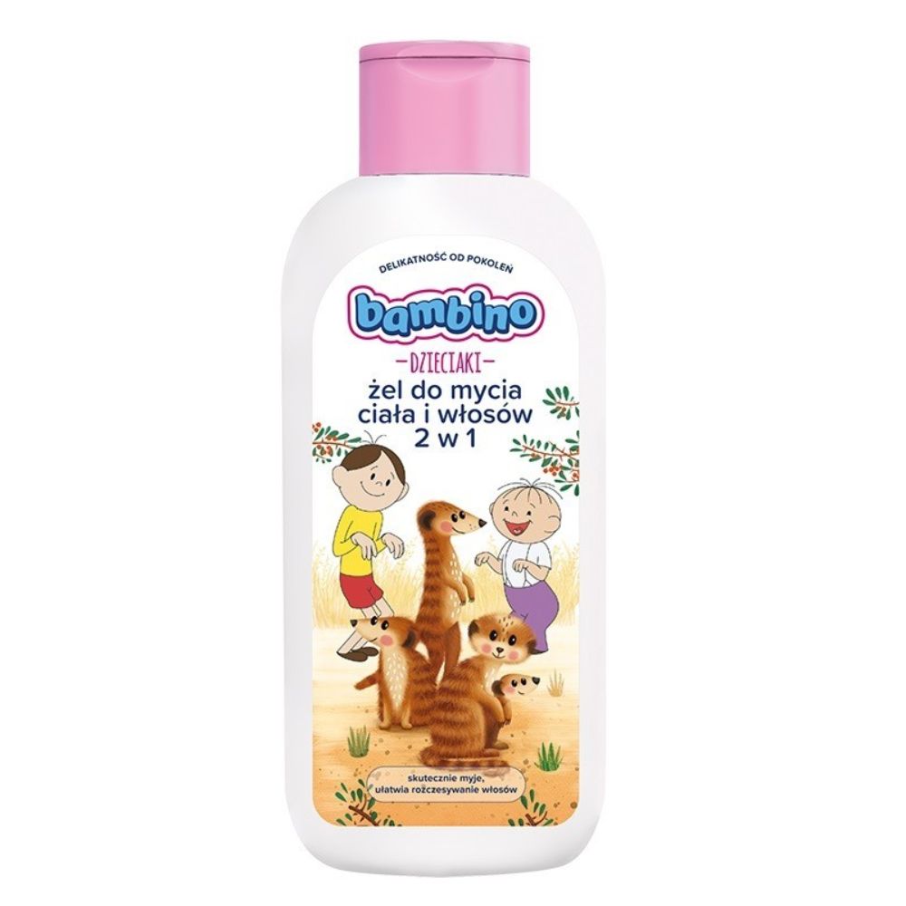 Bambino Dzieciaki żel do mycia ciała i włosów 3w1 400ml