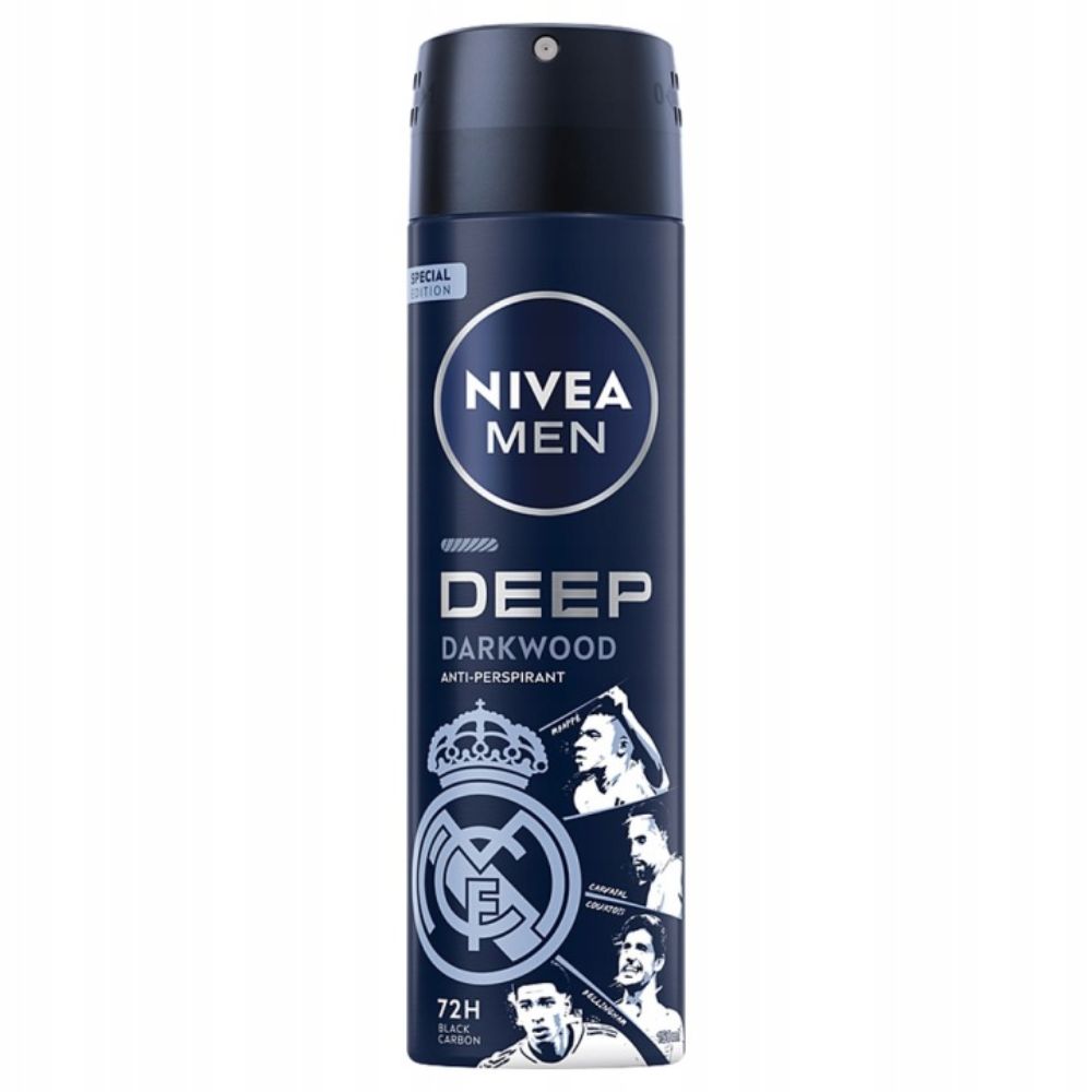 Nivea Real Madryt Deep Sport dezodorant antyperspiracyjny w sprayu 150 ml